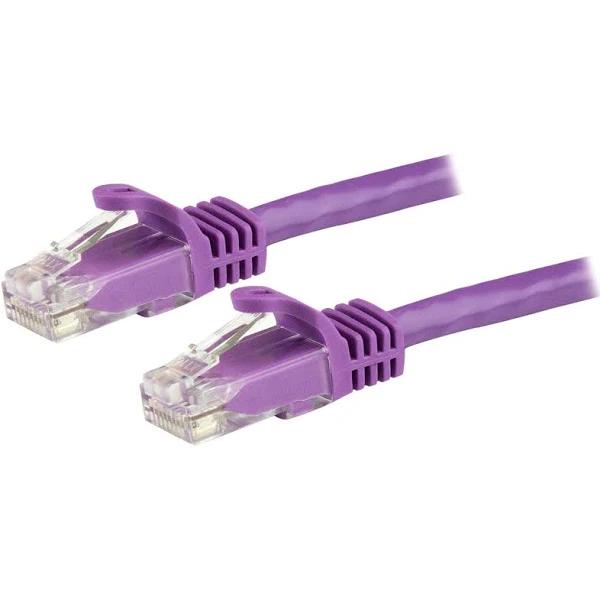 StarTech - 15m Purple Snagless Cat6 UTP Patch Cable - ETL Verified