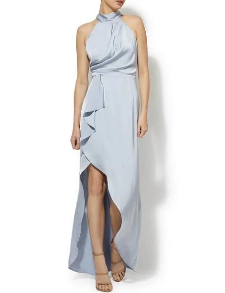 Nadine Sky Blue Halter Gown Blue / 18