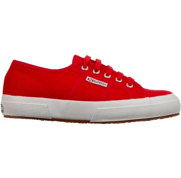 Superga Women's 2750-Cotu Classic Shoe (Red/White, Size 39 EU)