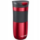 Contigo Byron Snapseal Travel Mug, Stainless Steel Thermal Mug, Vacuum Flask, Leakproof Tumbler, Coffee Mug With Bpa Free Easy-Clean Lid, 470 ml, Red