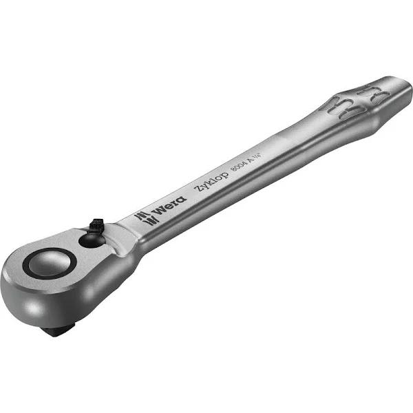 Wera 8004 A Zyklop Metal Ratchet with Switch Lever and 1/4" Drive