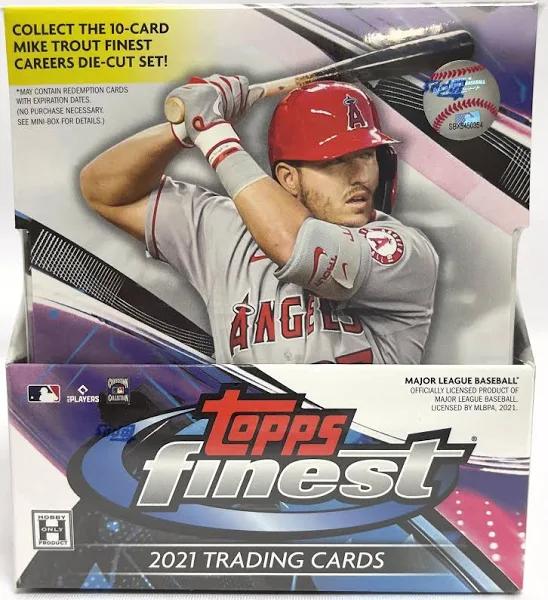 2021 Topps Finest Baseball Hobby Box