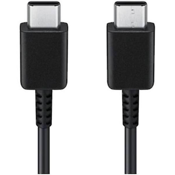 1m USB-C To USB-C Plug Data & Power Cable - Black