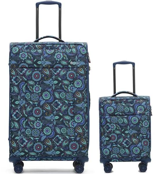 Tosca 2pc So-Lite 3.0 Wheeled Suitcase Luggage 29/20 - Paisley