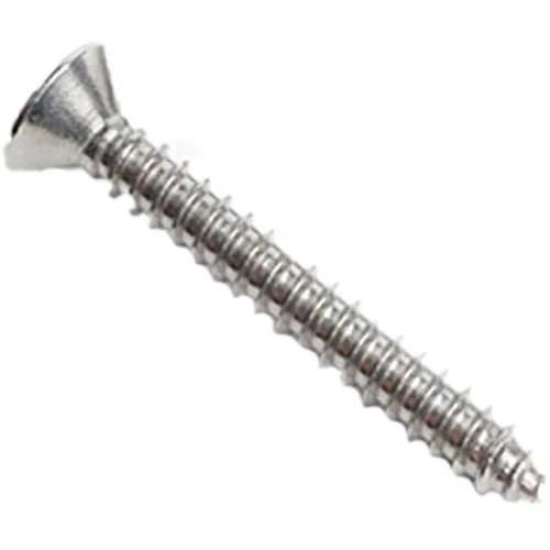 #8-18 x 2" Countersunk Phillips Self Tapper Screw Zinc - Box of 1000