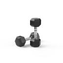 7kg Reeplex Rubber Hex Dumbbell Pair - AfterPay & zipPay Available