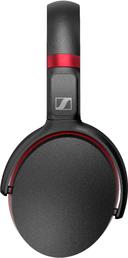 Sennheiser HD 458BT Over-Ear Wireless Noise Cancelling Headphones (Black/Red)