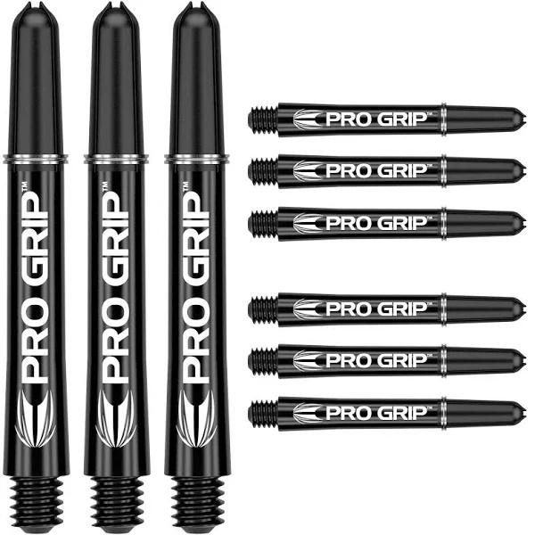 SALE: 20% - Target Pro Grip 3 Set Black Darts Shafts