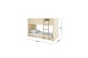 Liviana Fabric Bunk Bed - Sand