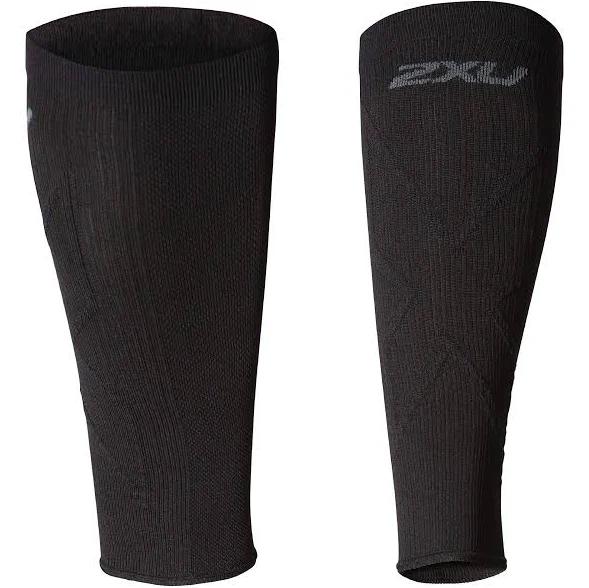 2XU x Compression Calf Sleeves, Size L, Black