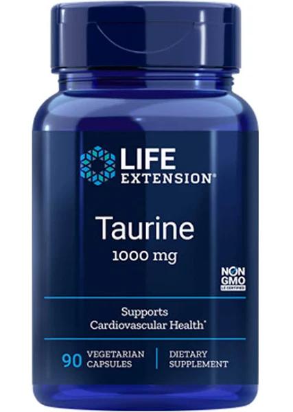 Life Extension - Taurine 1000 MG - 90 Vegetarian Capsules