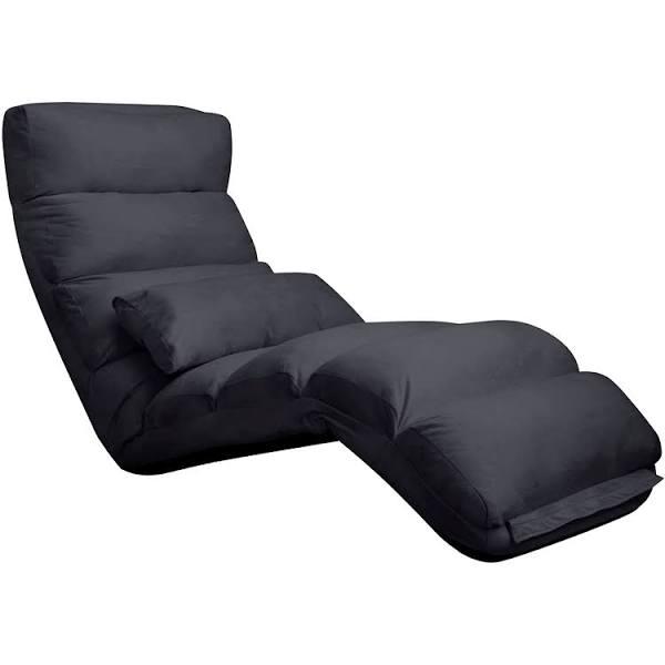 Artiss Adjustable Lounge Sofa Chair - Charcoal