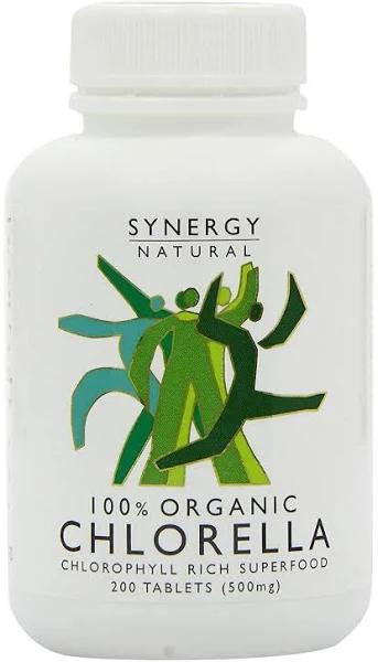 Synergy Natural Chlorella Organic 200 Tablets