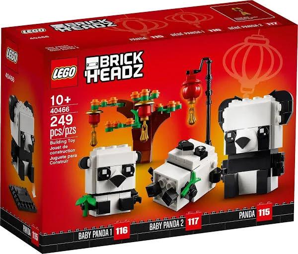 LEGO BrickHeadz Chinese New Year Pandas 40466