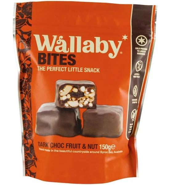 Wallaby Bites Dark Chocolate Fruit & Nut 150g