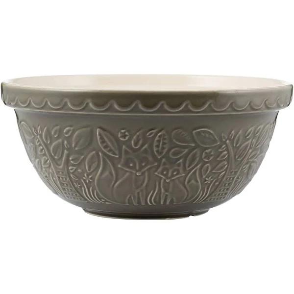 Mason Cash in The Forest Fox Mixing Bowl 29cm Grey