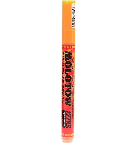 MOLOTOW ONE4ALL Acrylic Paint Markers 2 mm Neon Orange Fluorescent 218