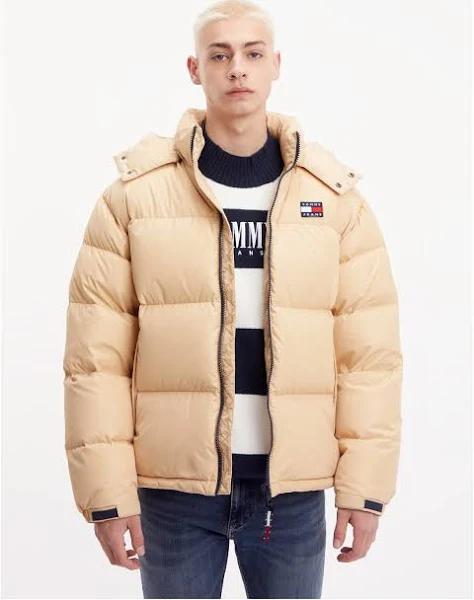 Jacket Tommy Jeans Alaska Puffer Beige - M