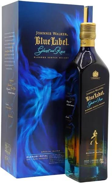 Johnnie Walker Blue Label Ghost and Rare / Glenury Royal Blended Whisky