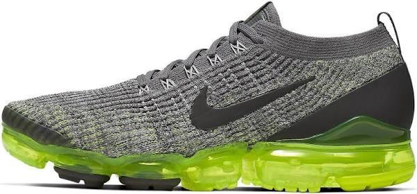 Nike Air VaporMax Flyknit 3 'Grey Volt' Mens Sneakers - Size 7.0