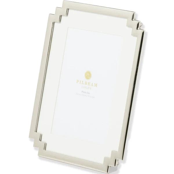 Pilbeam Living Chinta Photo Frame Picture Display - Silver 4x6"