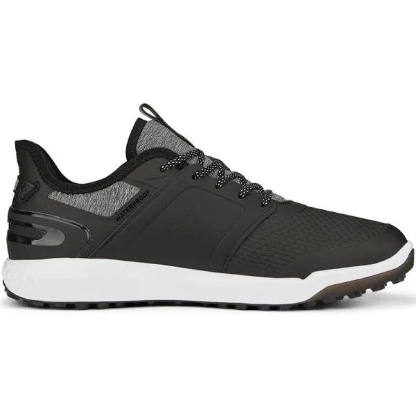 Puma Men's Ignite Elevate Wide Spikeless Golf Shoes - Black/Silver