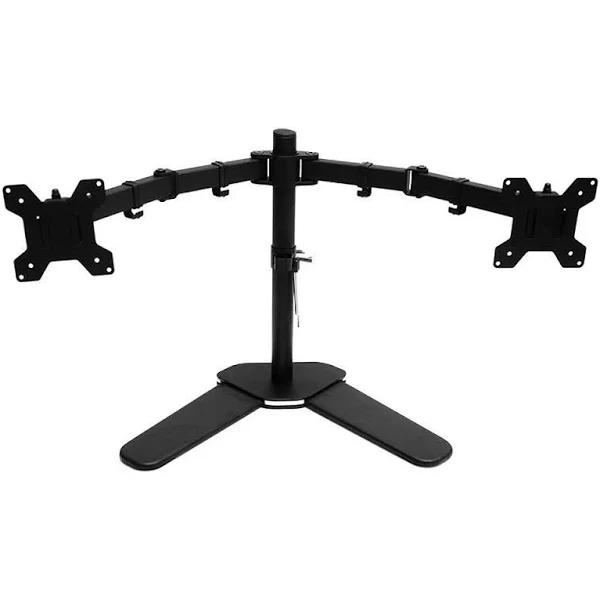 13"-27" Dual Screen Monitor Stand TV Bracket Computer Display Desk Mount Holder