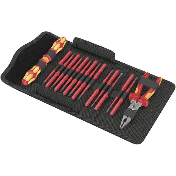 Wera 17 Piece Kraftform Kompakt VDE Extra Slim Set - WER136027