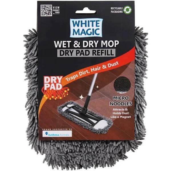 White Magic - Wet & Dry Mop - Dry Pad Refill