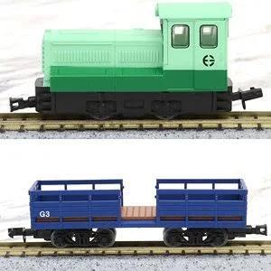 Tomytec Narrow Gauge 80 Tomibetsu Simple Track Diesel Locomotive & Milk Freight Car Set