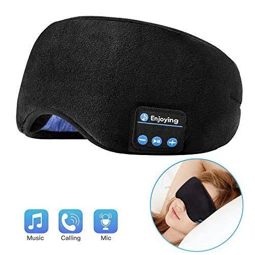 Voerou Sleep Headphones Wireless Bluetooth Sleep Eye Mask Music and