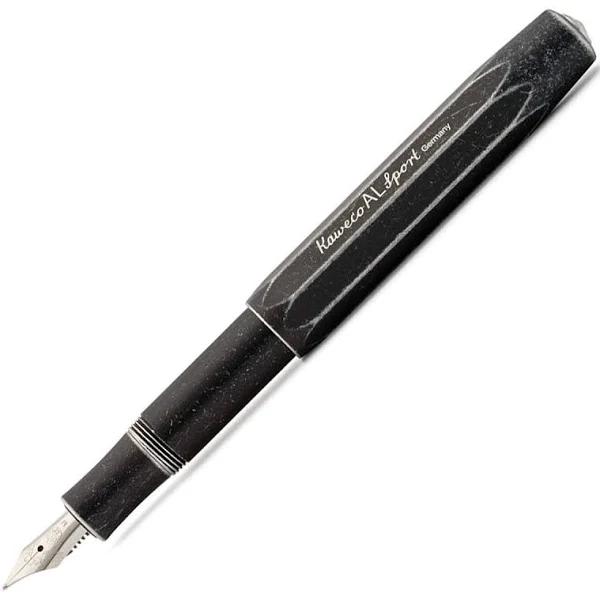 Kaweco Al Sport Fountain Pen - Stonewashed Black Extra Fine