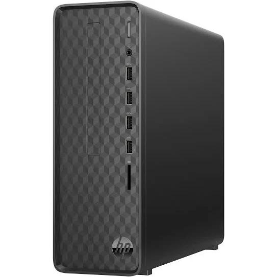 HP Slimline S01-aF2011 Desktop Computer, Intel Celeron J4025 Dual-core, 8GB RAM, 256GB SSD, Windows 11 Home (318L6AA#ABA)