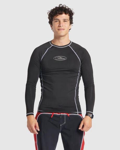 Quiksilver - Mens Saturn Protection Long Sleeve UPF 50 Rash Vest - Size L