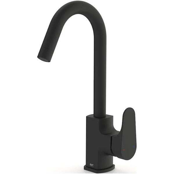 Dorf Viridian Black Sink Mixer