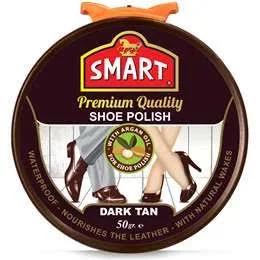 Smart Shoe Polish Paste Dark Tan 50g