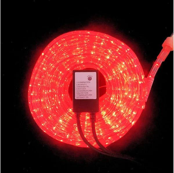 Christmas Complete Rope Light Red Extendable 10m With Controller