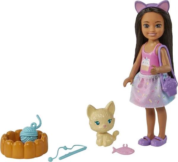 Barbie Chelsea Doll & Pet Kitten With Accessories