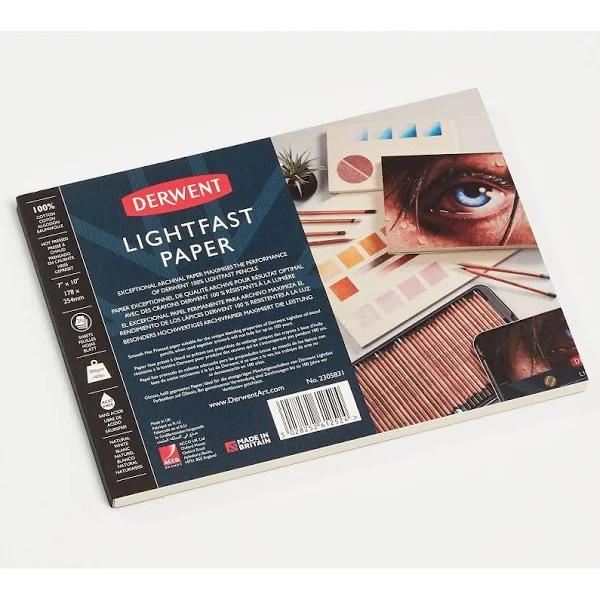 Derwent Lightfast Paper Pad, Size 7 x 10 Inch