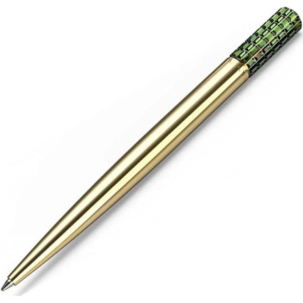 Swarovski Ballpoint Pen, Green, Gold-Tone Plated