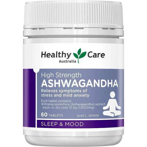 Healthy Care High Strength Ashwagandha 60 Tablets