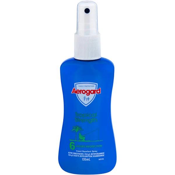 Aerogard Tropical Strength Insect Repellent 135ml Pump Spray