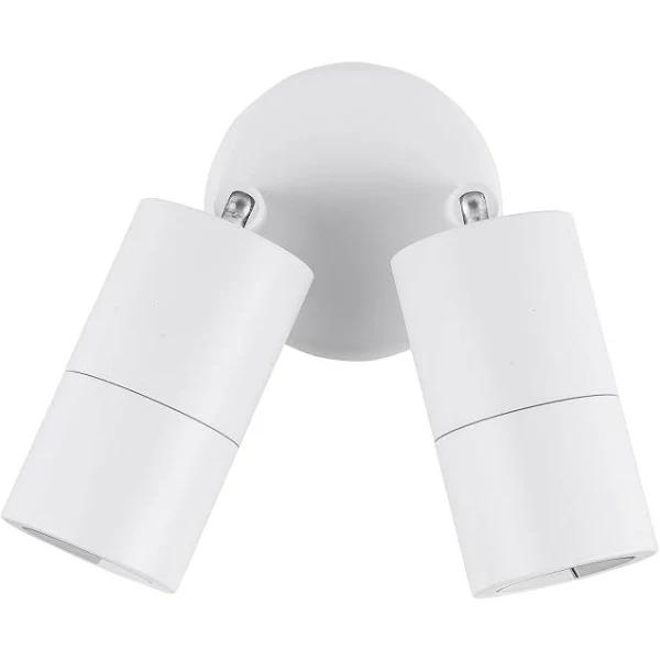 Havit Tivah - 7W Double Adjustable Wall Pillar Light IP65 - GU10, White