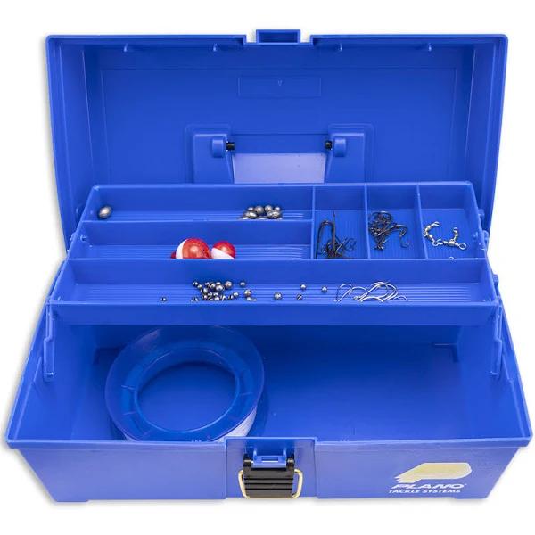 Plano Blue 100 Piece Kit Tackle Box