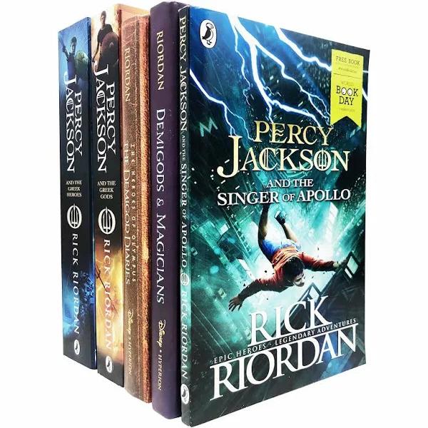 Rick Riordan Percy Jackson Book Collection - 5 Books