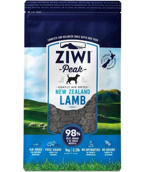 Ziwi Peak Air Dried Dog Food Lamb 1 kg