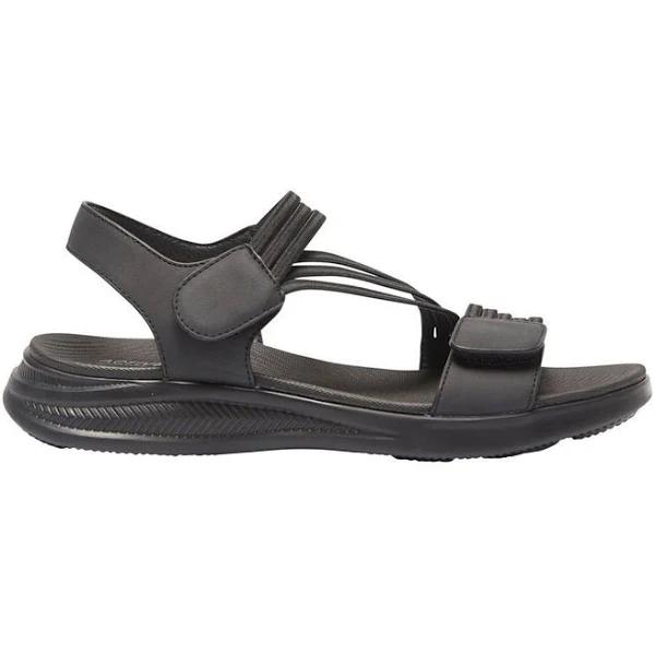 Active Flex Neon Sandals in Black 38