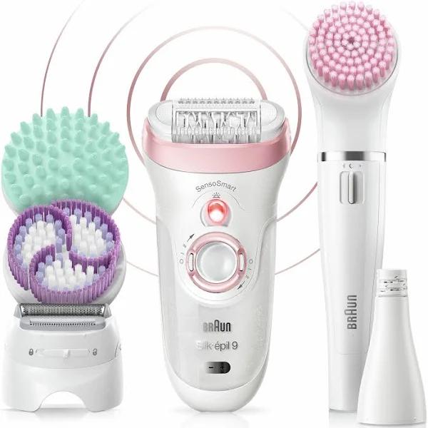 Braun Epilator for Women, Silk-epil 9 9-985 Facial Hair Removal for