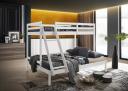 Solid Timber Triple Bunk Bed Single Over Double Natural