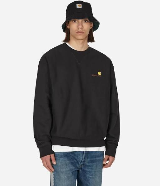 Carhartt WIP American Script Sweat Black